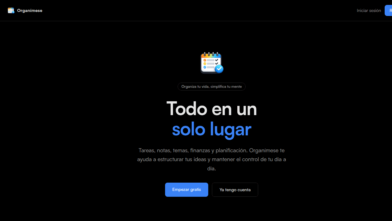 Captura de Organímese